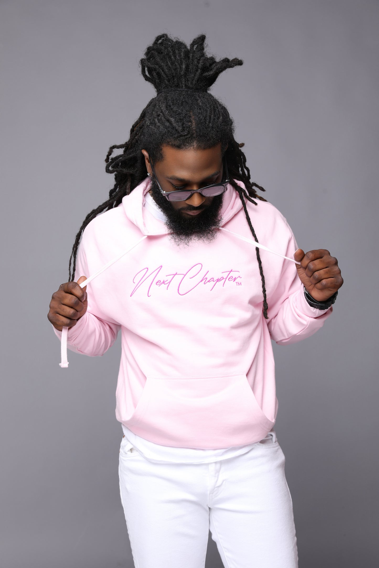 Heavy Blend Fleece Hoodie Pink.