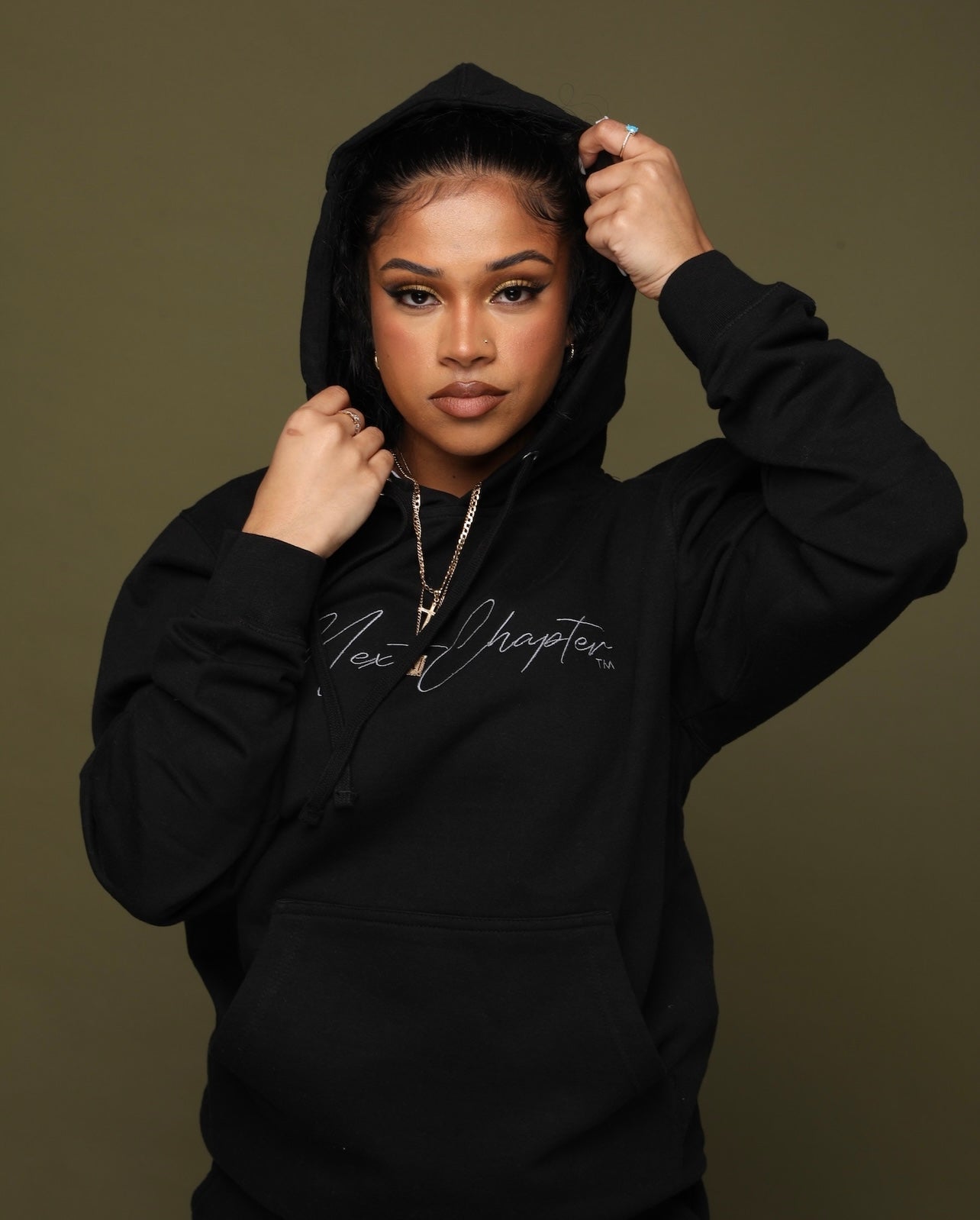 Heavy Blend Fleece Hoodie Sweatsuit Black & Gray